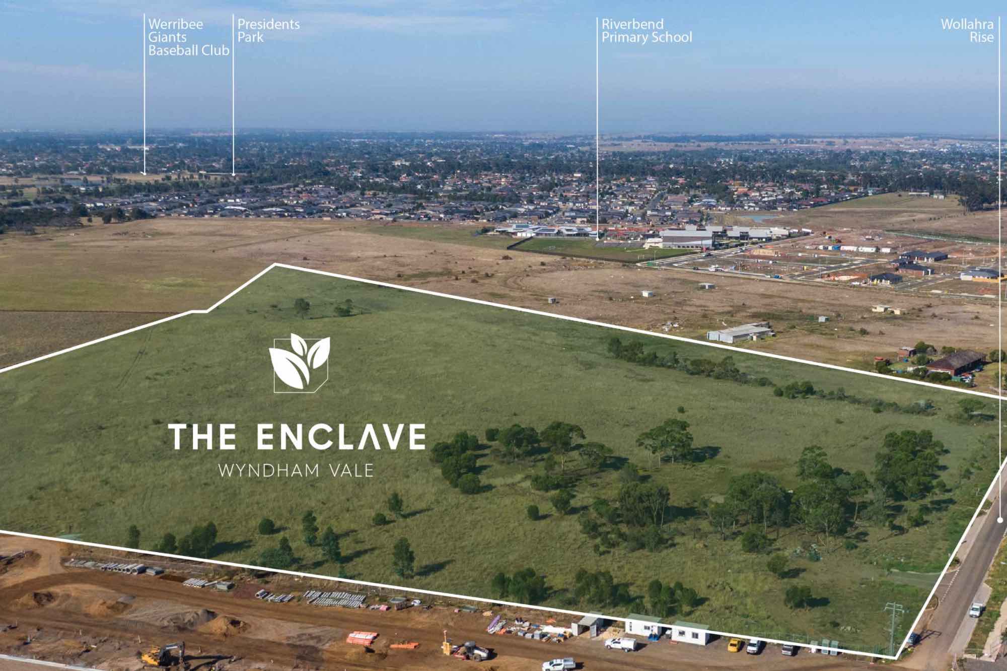 The Enclave Estate - Wyndham Vale Aerial